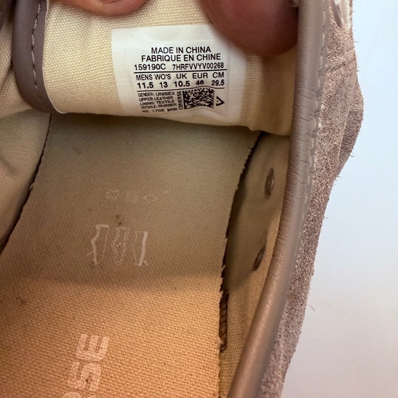 Converse Men's Tan Suede Sneakers - Picture 3 of 4